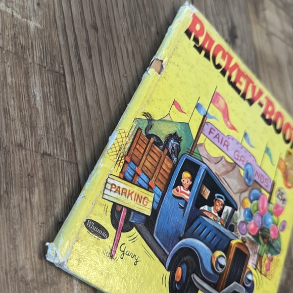 Vintage 1953 Children's Whitman Tell-A-Tale Book RACKETY-BOOM by Betty Wright - Picture 7 of 9